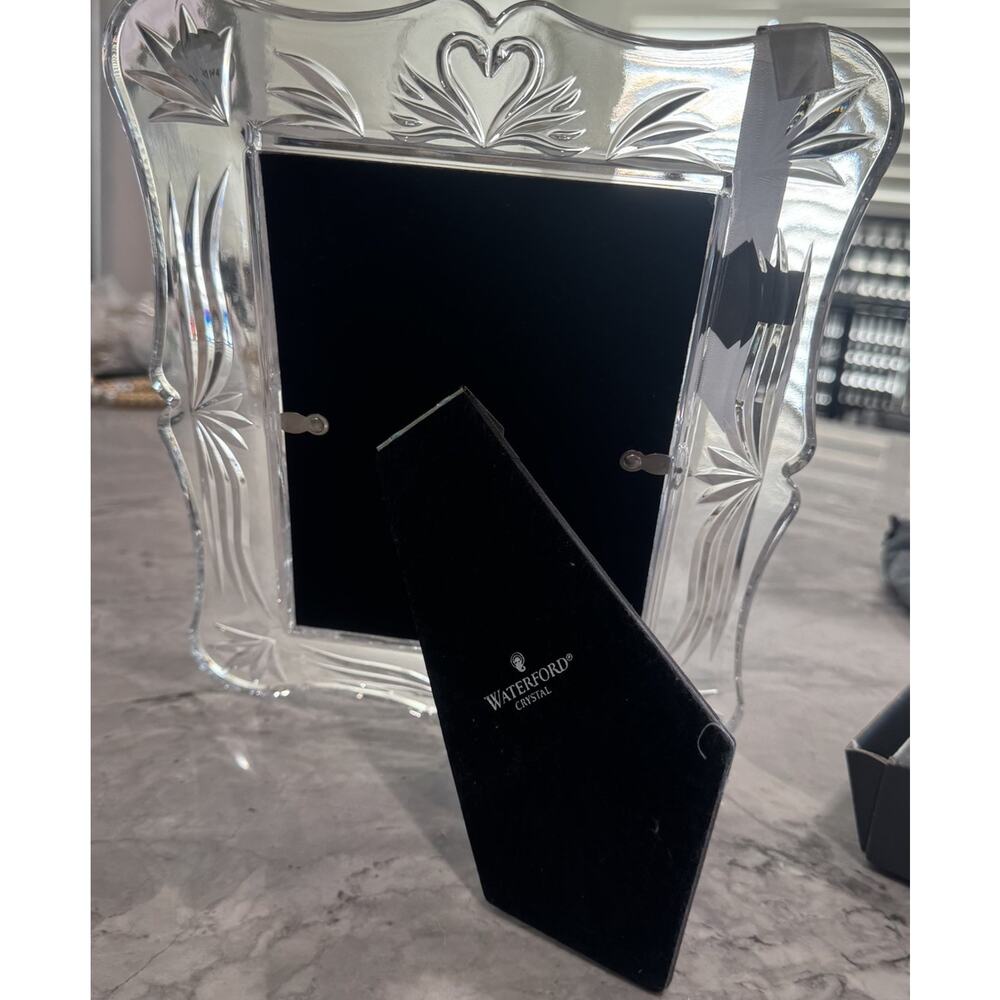 Waterford Crystal Wedding Collection 5x7 Picture Frame 104839 Made In Ireland - Picture 7 of 7